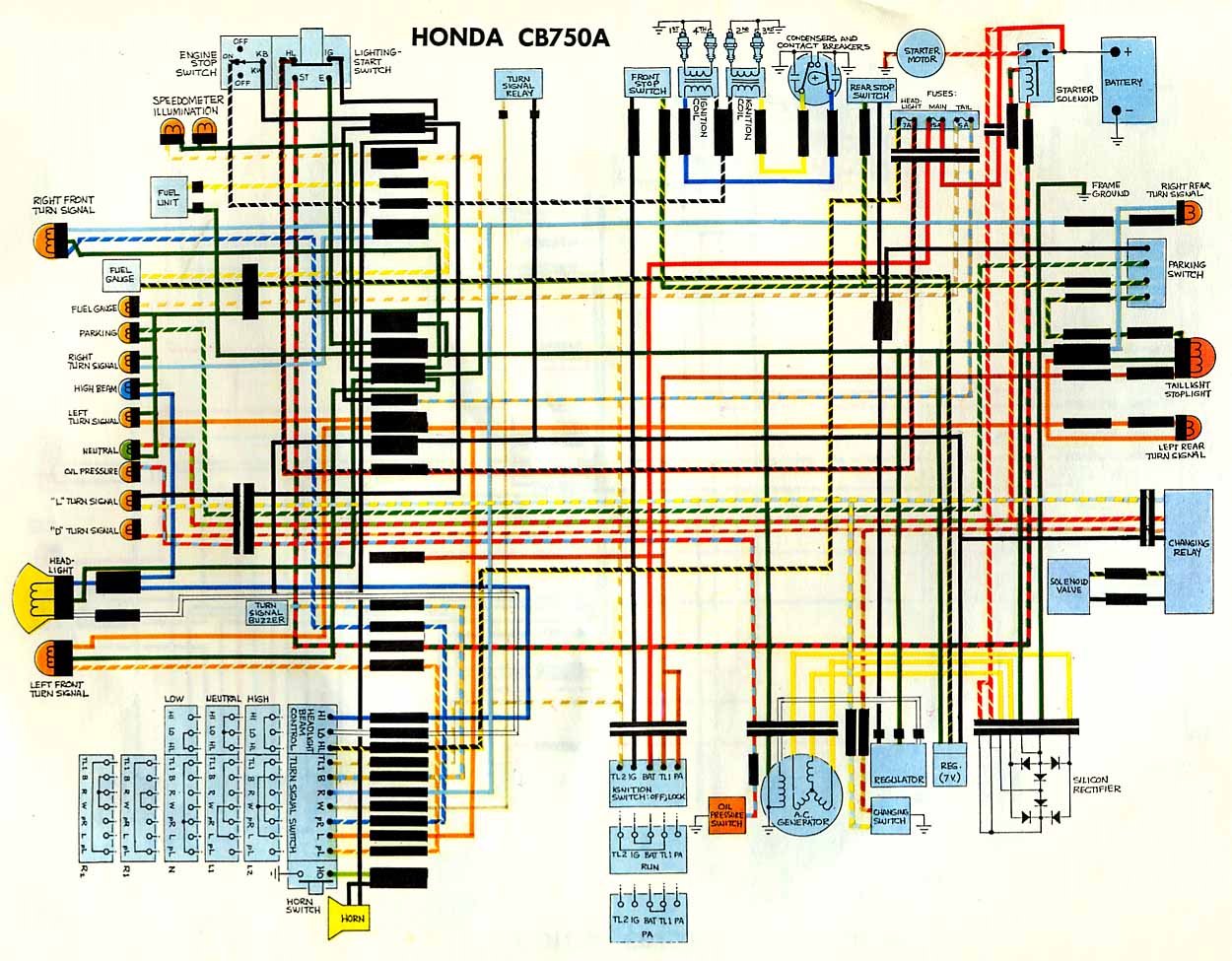 Honda spirit 750 electrical diagram #2