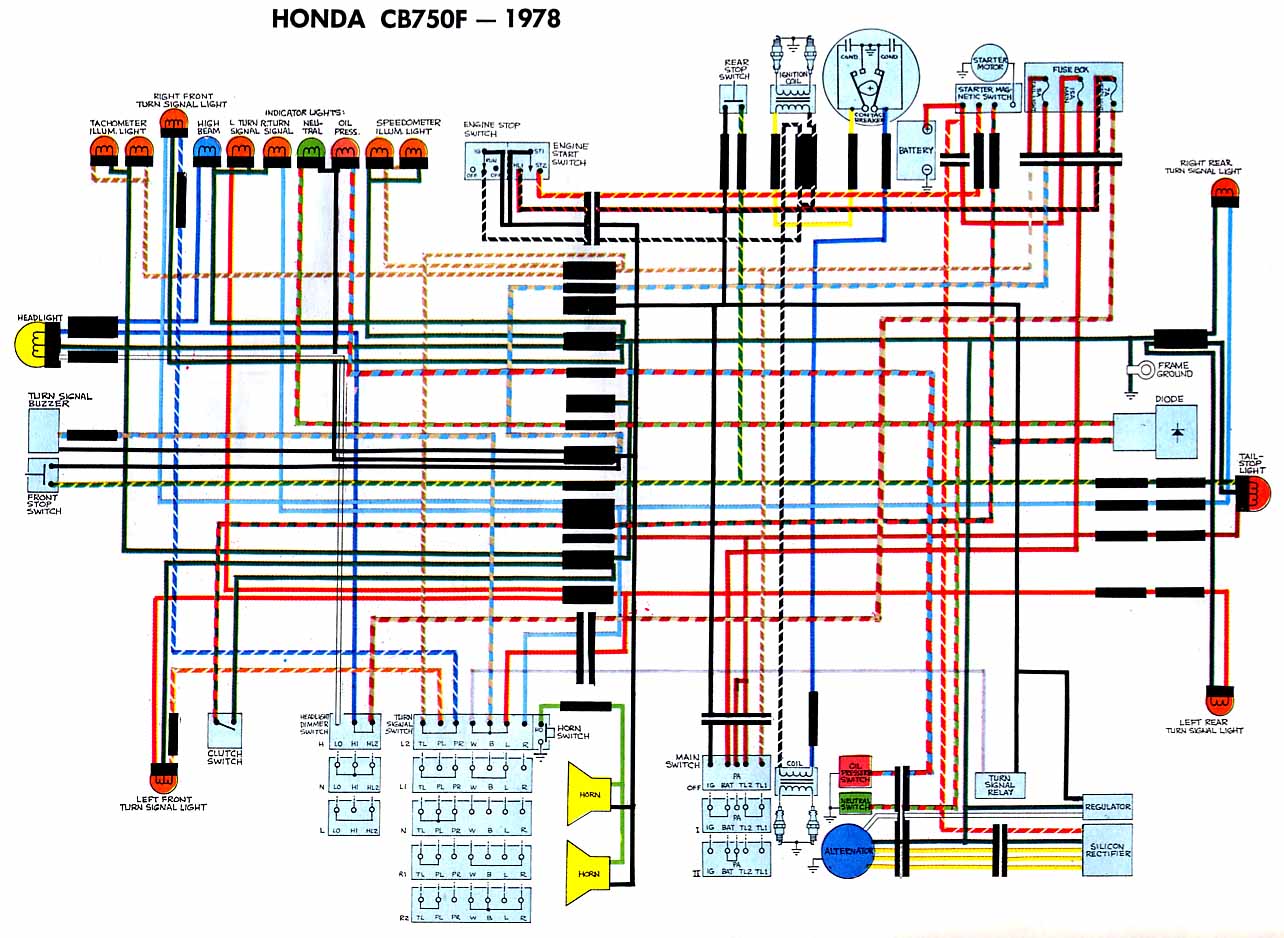 1974 Honda Cb750 Wiring Diagram Images - Wiring Diagram Sample